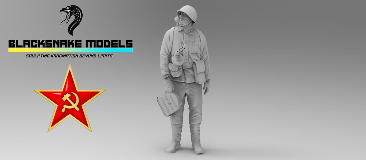 1:35 Red Army WWII Assistant Gunner (1 Figure)