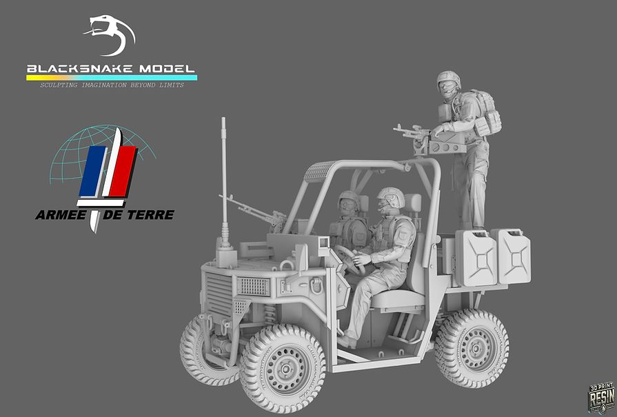 1:35 French Army Pack Crew - UNAC Rider