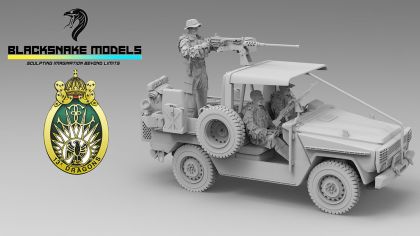 1:35 Pack Crew - P4 PATSAS 13th Parachute Dragoon Regiment (13e RDP)