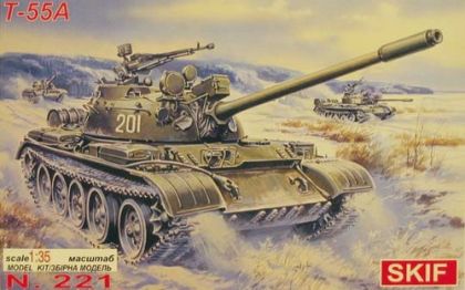 1:35 T-55A - Soviet main battle tank