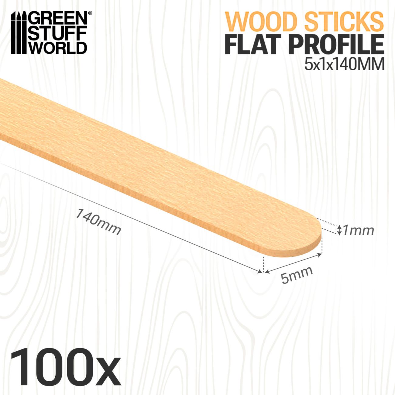 Birch flat profile - 5mm