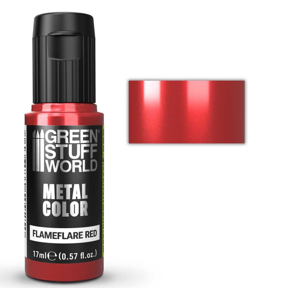 Vivid Metallic Paint - Flameflare Red