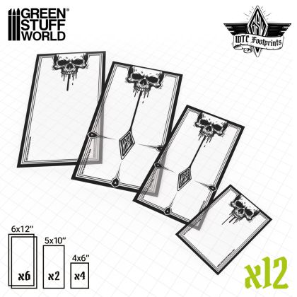 Skull Glasspack Footprints Wh40k compatible