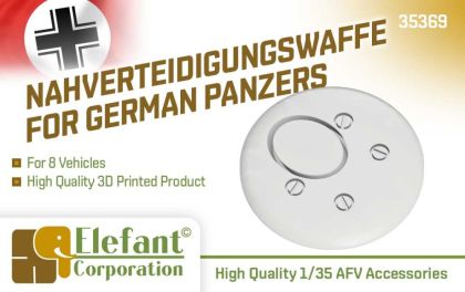 1:35 Nahverteidigungswaffe for german panzers, for 8 vehicles