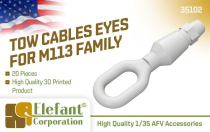 1:35 Tow cables eyes for M113 family, 20 pcs.