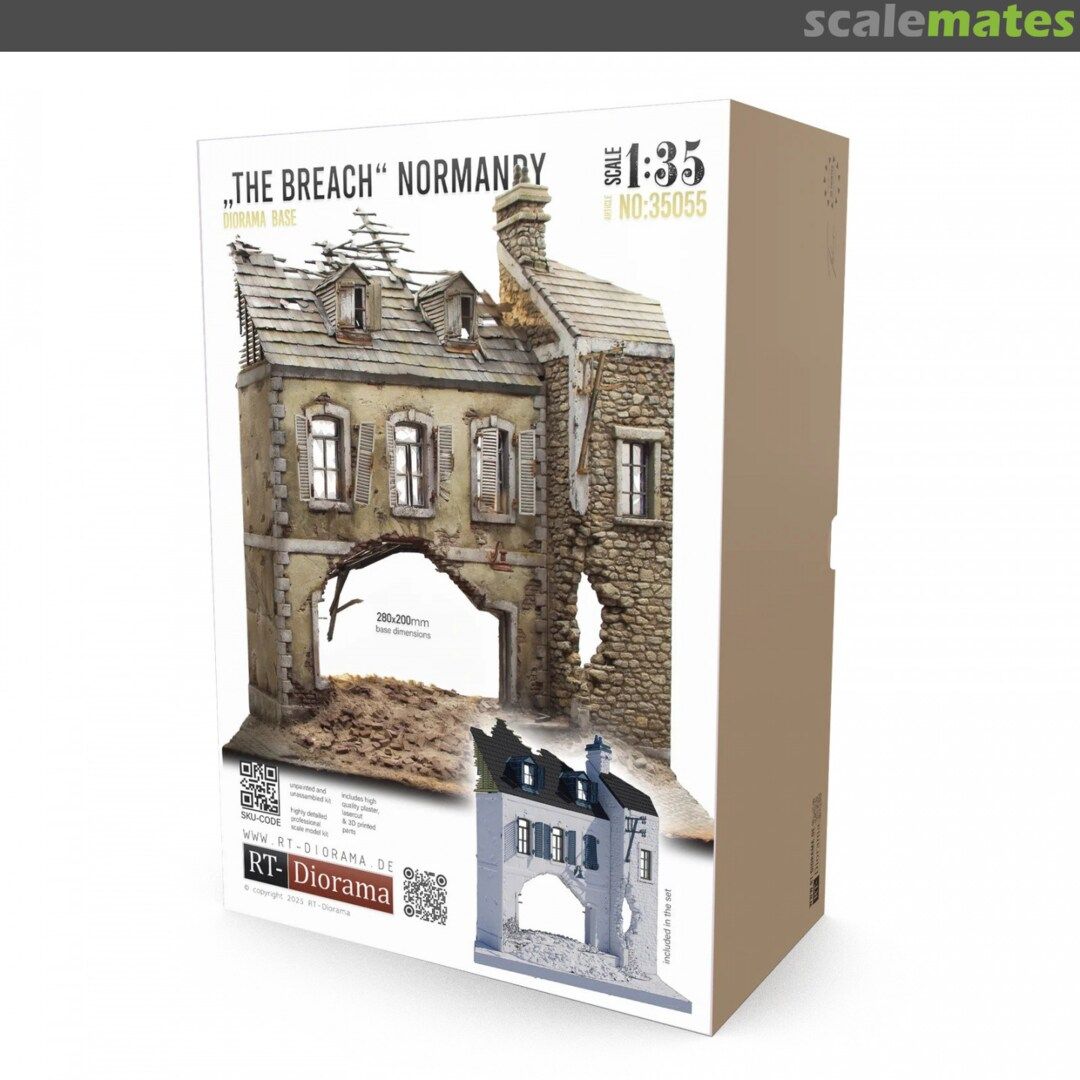 1:35 “The Breach” Normandy [Diorama Base]