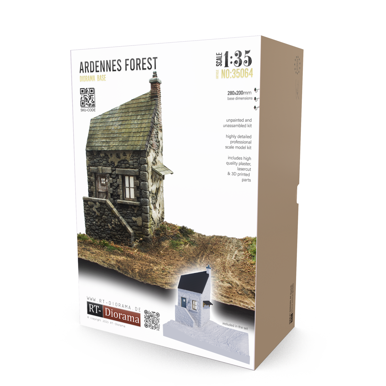 1:35 “Ardennes Forest” [Diorama Base]