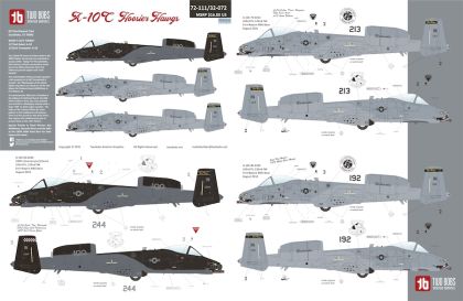 1:72 A-10C Thunderbolt II Hoosier Hawgs