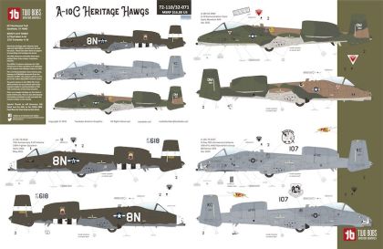 1:72 A-10C Thunderbolt II Heritage Hawgs