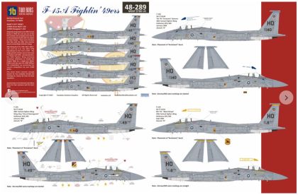1:48 F-15A Eagle Fightin' 49ers