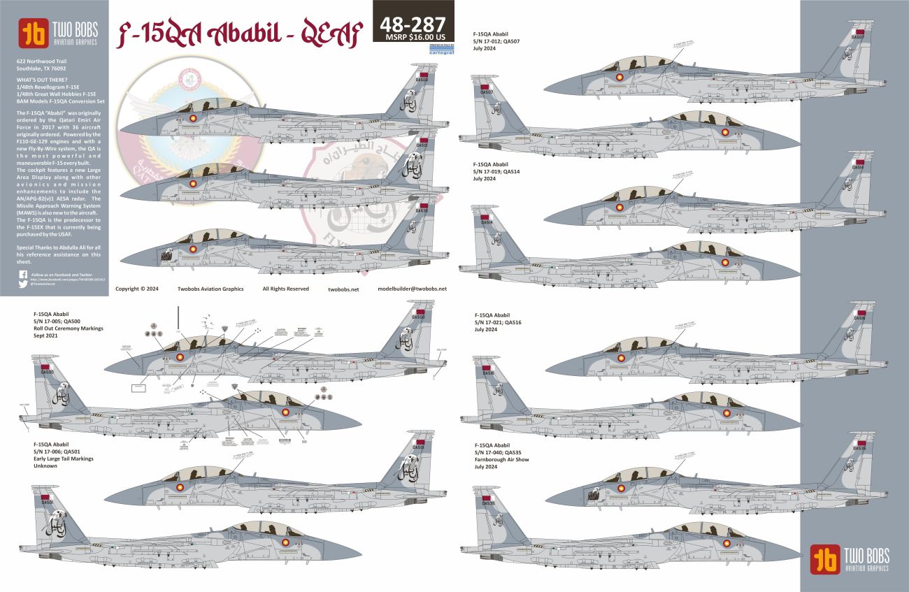 1:48 F-15QA Eagle Ababil from Qatar