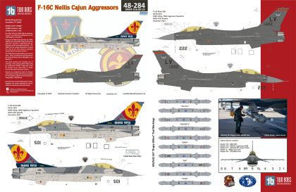 1:48 F-16C Nellis Cajun Aggressors