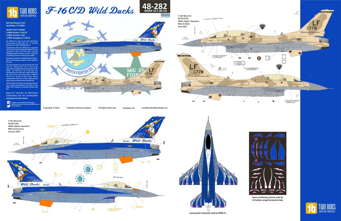 1:48 F-16C/D Wild Ducks