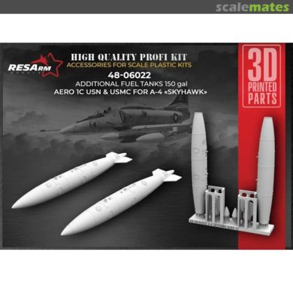 1:48 A-4 fuel tanks 150 gal Aero 1C USN & USMC for A-4