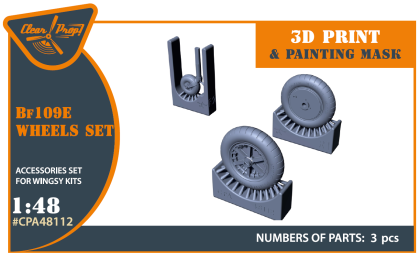 1:48 Bf-109E wheels set for Wingsy kits