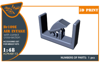 1:48 Bf-109E air intake for Wingsy kits