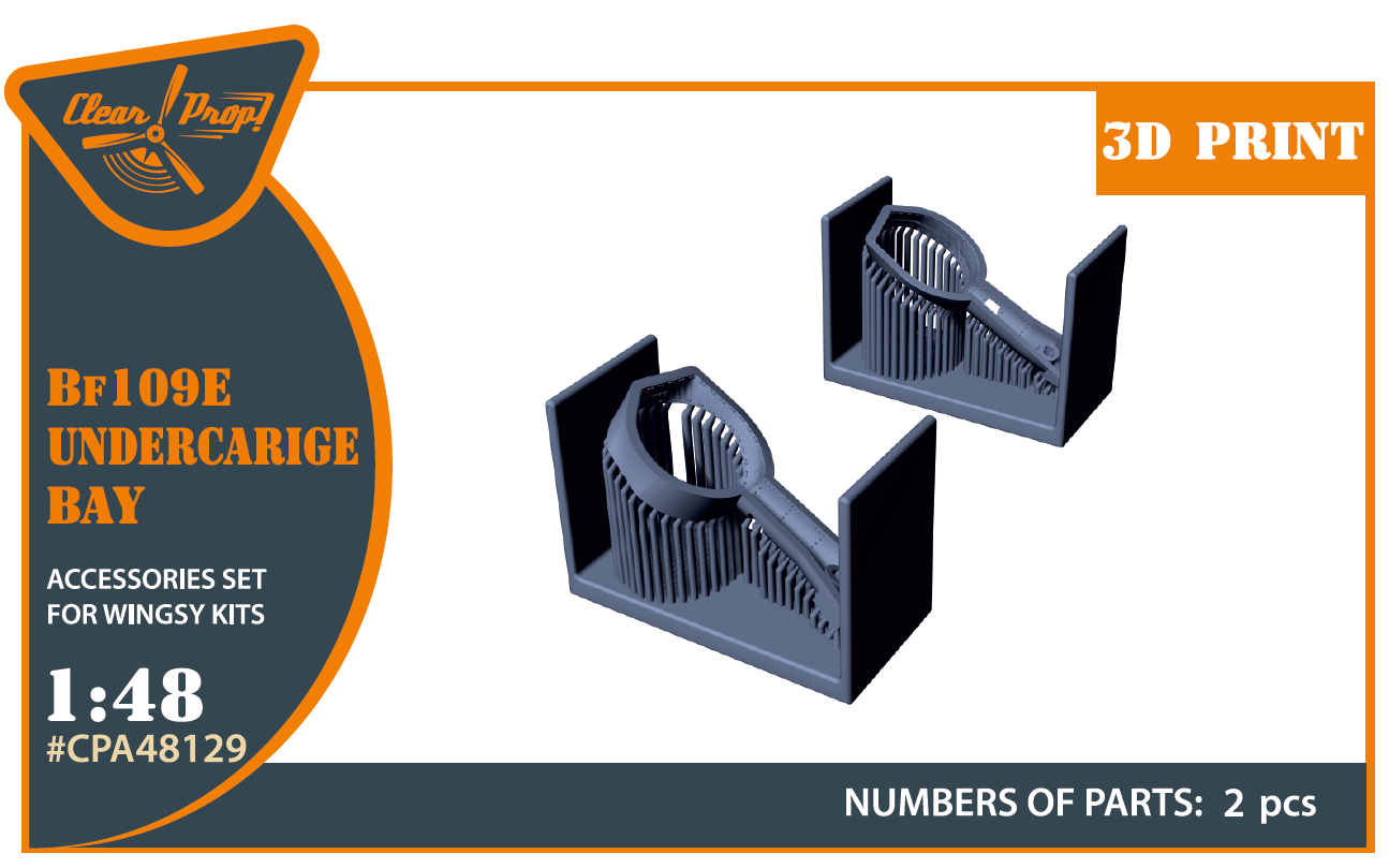 1:48 Bf-109E wheel bay for Wingsy kits