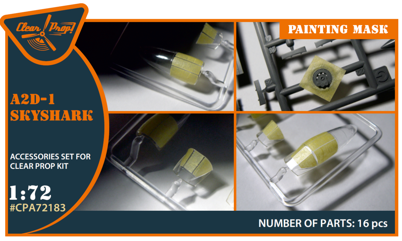 1:72 A2D-1 Skyshark painting mask 