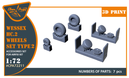 1:72 Wessex HC.2 Wheel set type 2