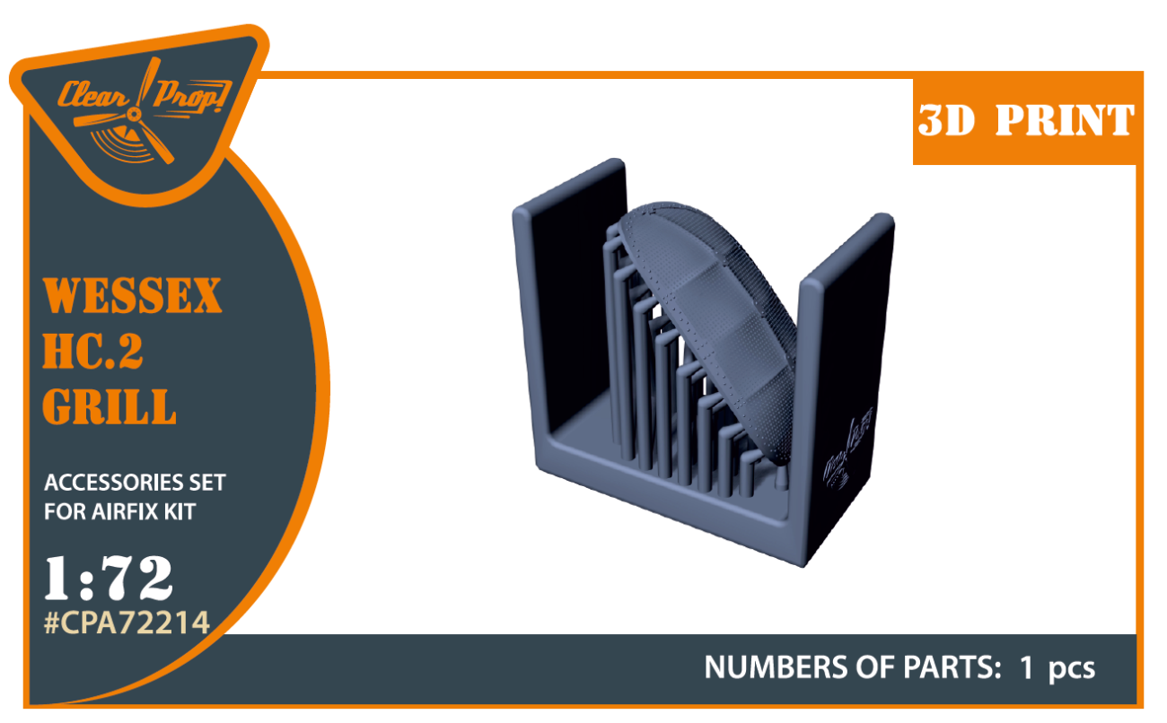 1:72 Wessex HC.2 Air intake grill for Airfix