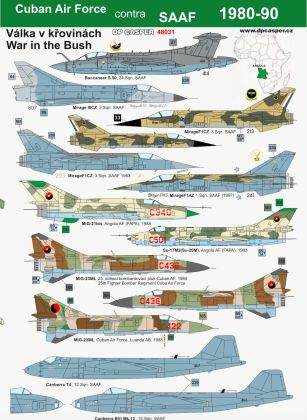 1:48 Cuban Air Force contra SAAF 1980-90. War in the Bush