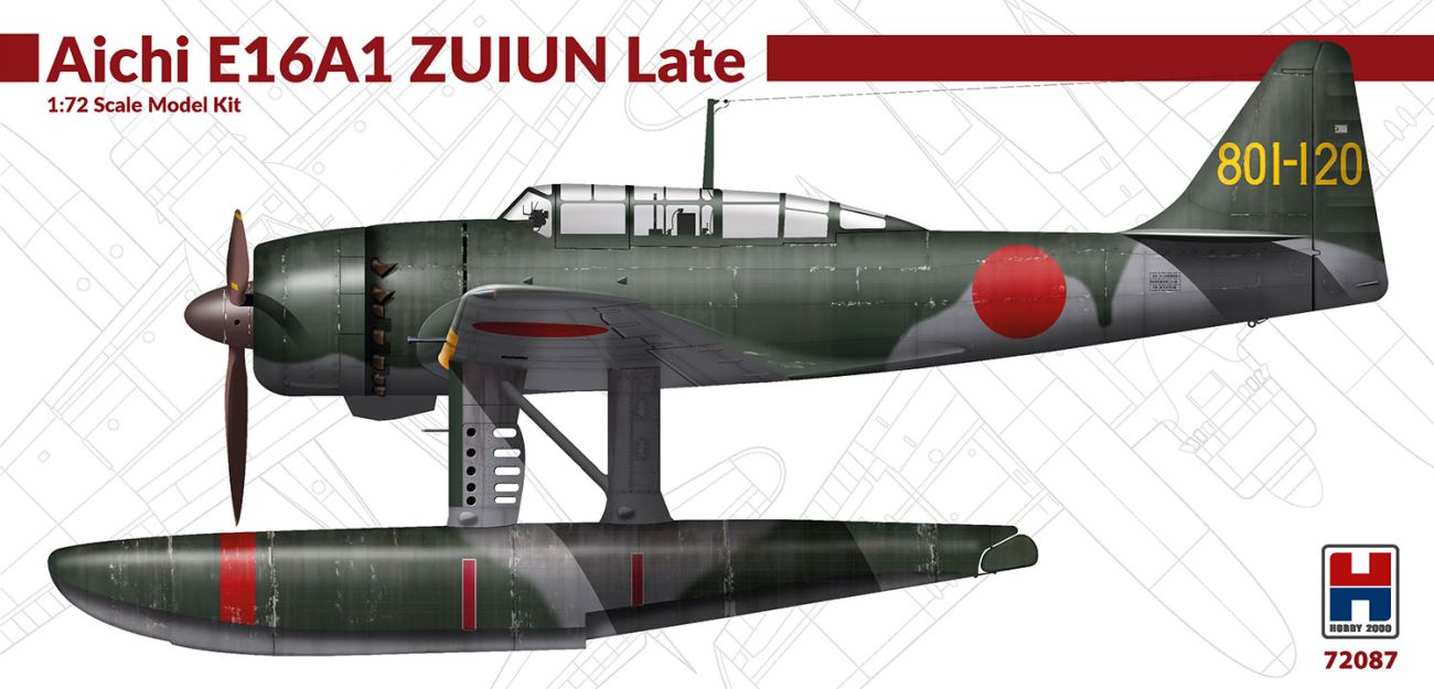 1:72 Aichi E16A1 Zuiun floatplane Late