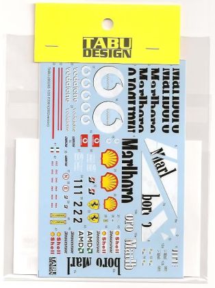 1:20 Ferrari F2001 - 2002 - Full Sponsor Decals