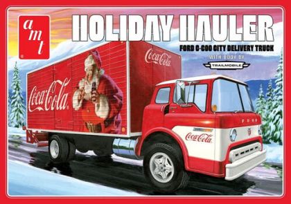 1:25 Ford C-600 City Holiday Delivery Truck Coca-cola