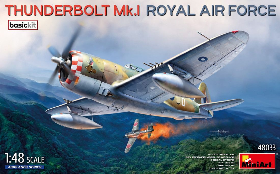 1:48 Thunderbolt Mk.I. Royal Air Force. BASIC KIT
