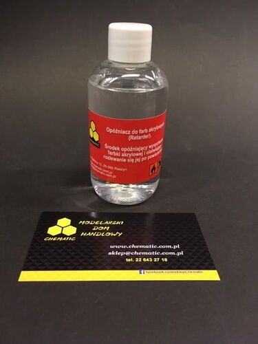 Retarder for acrylic paints