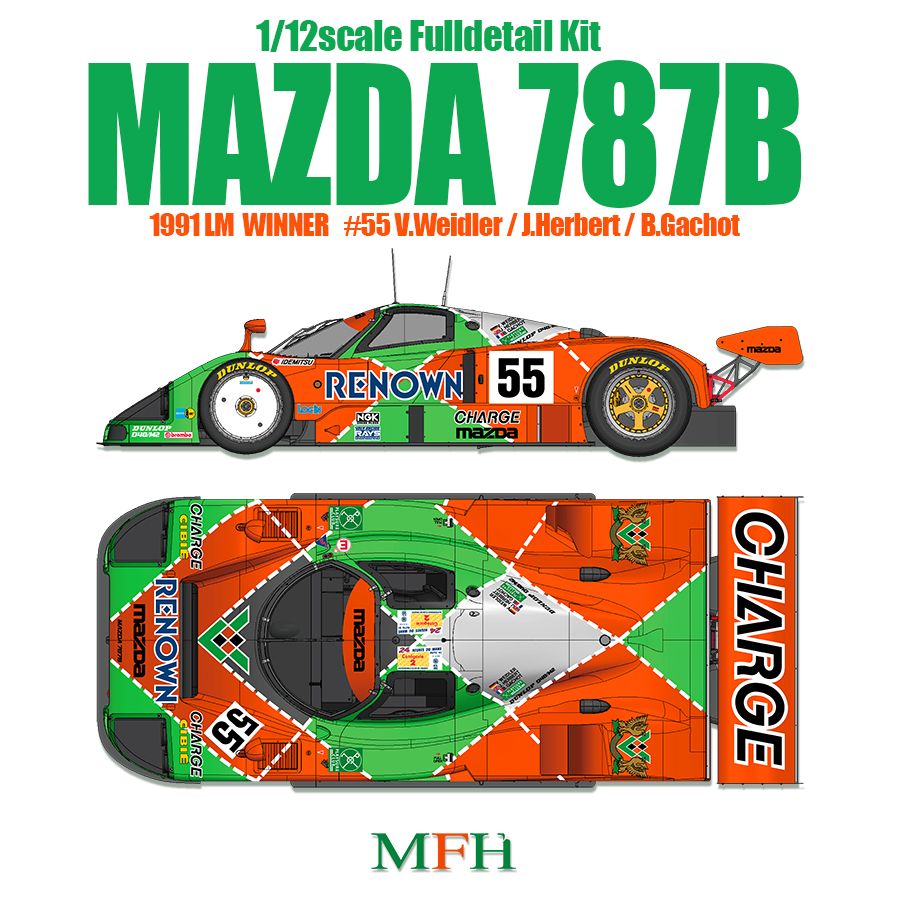 1:12 MAZDA 787B