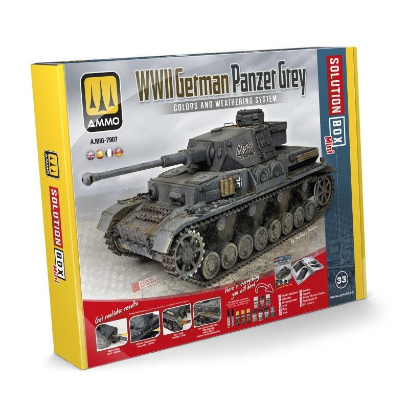 Solution Box Mini 33 - German WWII Panzer Grey (Multilingual)