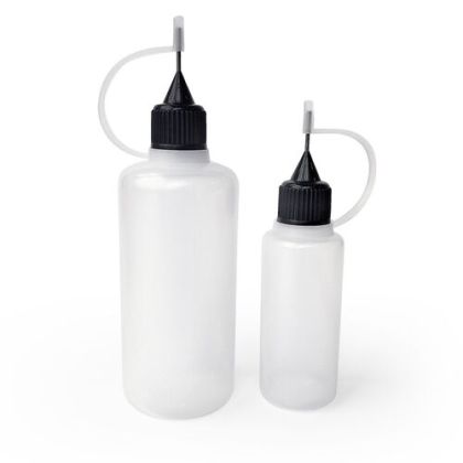 Plastic Squeezable Bottles with Needle Cap