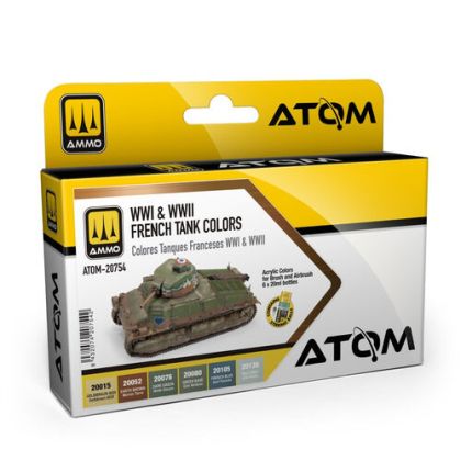 French WWI & WWII Tank Colors Set