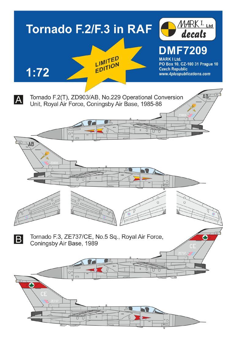 1:72 PANAVIA Tornado F.2 / F.3 in RAF Service