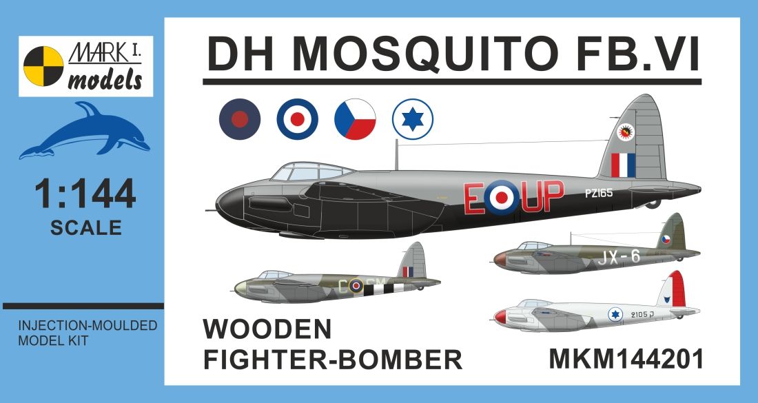 1:144 de Havilland Mosquito FB.VI - Wooden Fighter-Bomber