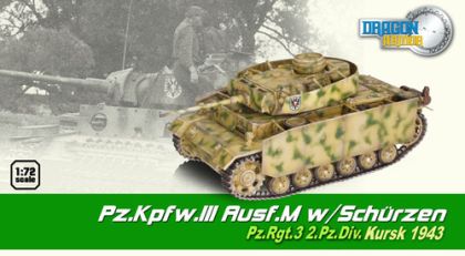 1:72 Pz.Kpfw.III Ausf.M with Schutzen (2nd Panzer Division, Kursk 1943)