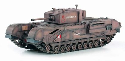 1:72 British tank Churchill Mk.III 48th Royal Tank Regiment (England 1942)