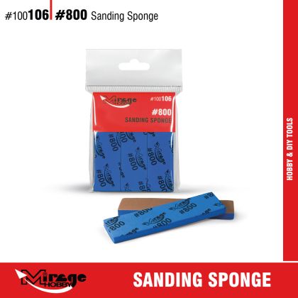 Sanding Sponge #800 (6 pcs)