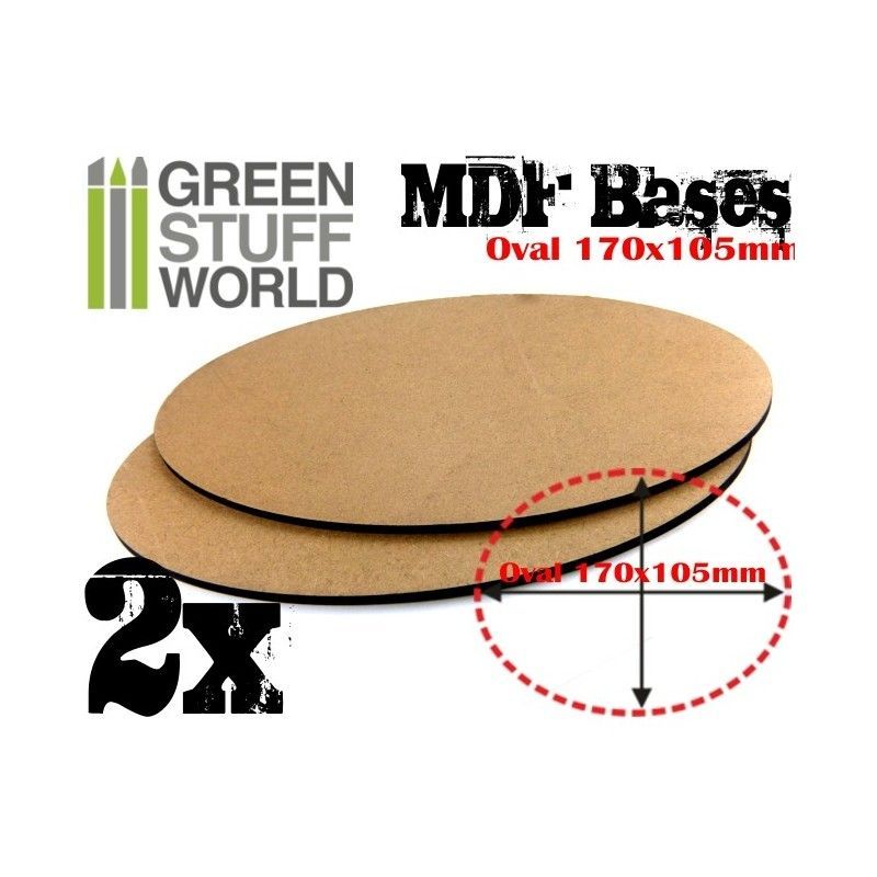 MDF Bases - Oval 170x105mm