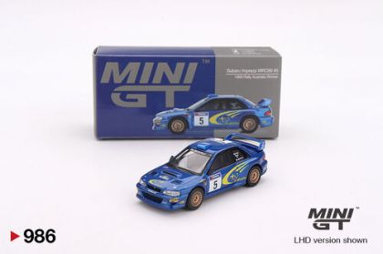 1:64 Subaru Impreza WRC99 #5 - 1999 Rally Australia Winner (Left-Hand Boxed)