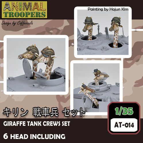 1:35 Giraffe WWII Tank Crew Set (6 Heads - US / German and Soviet)