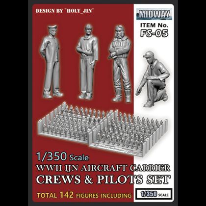 1:350 IJN Aircraft Carrier Crews & Pilots