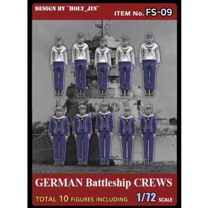1:72 German Battleship Crew (10 Figures)