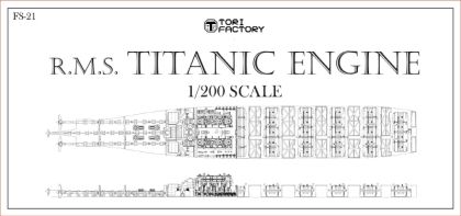 1:200 RMS Titanic Engine Set for Trumpeter kit