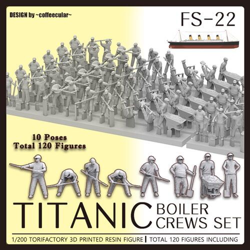1:200 Titanic Engine Crew