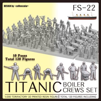 1:200 Titanic Engine Crew