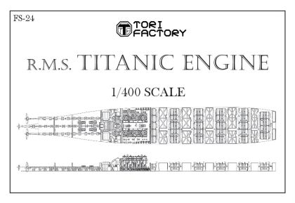 1:400 Titanic Engine Set for Academy kit