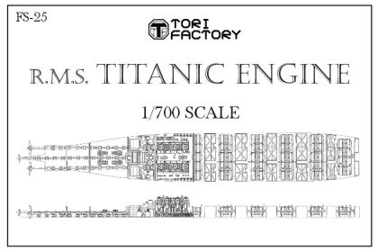 1:700 Titanic Engine Set for Academy kit