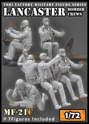 1:72 Avro Lancaster Pilots Team (7 Figures)
